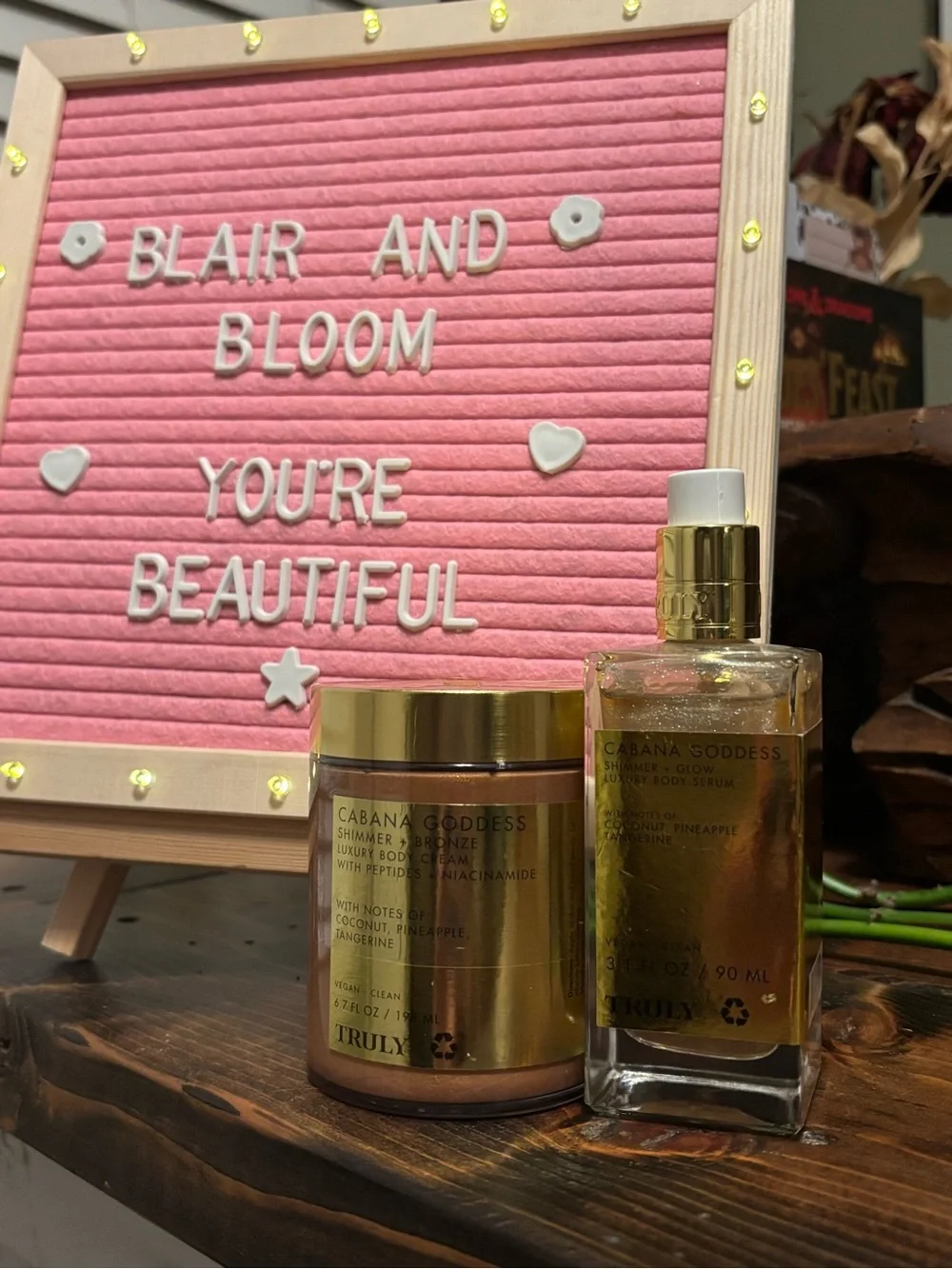 Truly Beauty Cabana Goddess Shimmer Body Cream & Serum Bundle